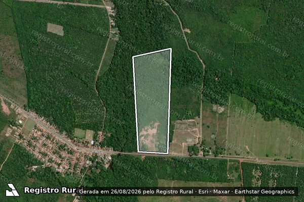 Imagem de satélite de Ovos Granja Novo Horizonte I - Parcela 1 em Igarapé-Açu - PA