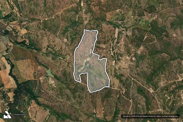 Imagem de satélite de Fazenda Ana Paula - Parte 1 em Inimutaba - MG