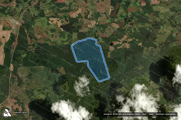Imagem de satélite de CABACAIS - Lote A-CINTHIA em Curitibanos - SC