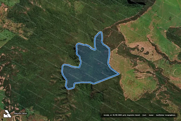 Imagem de satélite de Fazenda Mirante - PARTE 1 em Rio Verde de Mato Grosso - MS