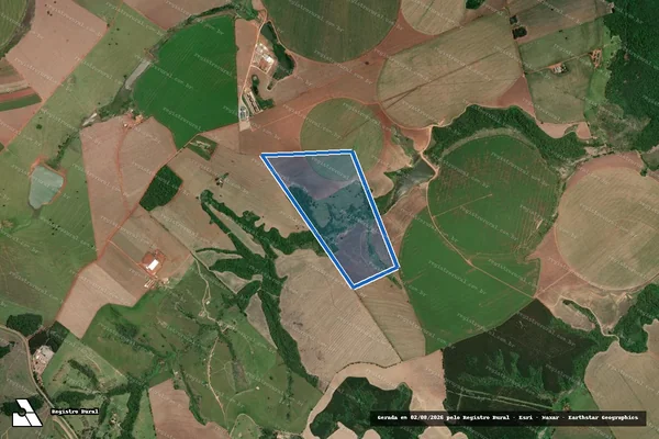 Imagem de satélite de SÍTIO PEREIRAS em Itaberá - SP