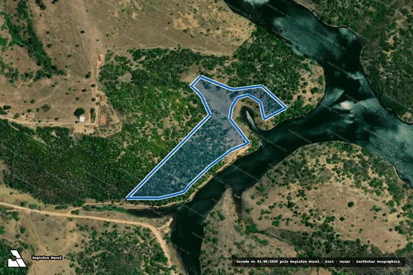 Imagem de satélite de FAZENDA PALMEIRINHA - Gleba 03 em Carlos Chagas - MG