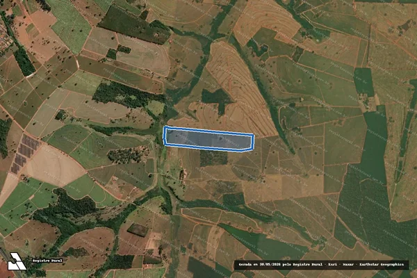 Imagem de satélite de Sitio Santo Antonio - Parcela 1 em Tanabi - SP