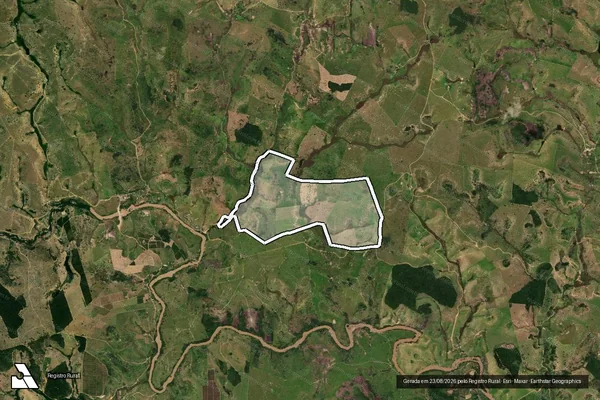 Imagem de satélite de Fazenda Stein - PARCELA 02 em Ponto Belo - ES