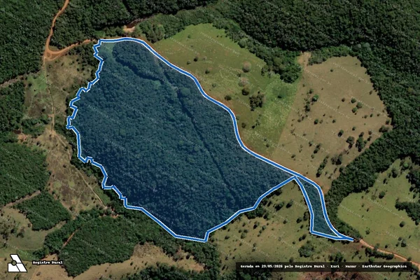 Imagem de satélite de FAZENDA ALVORADA - Parte 5 em Alvorada de Minas - MG