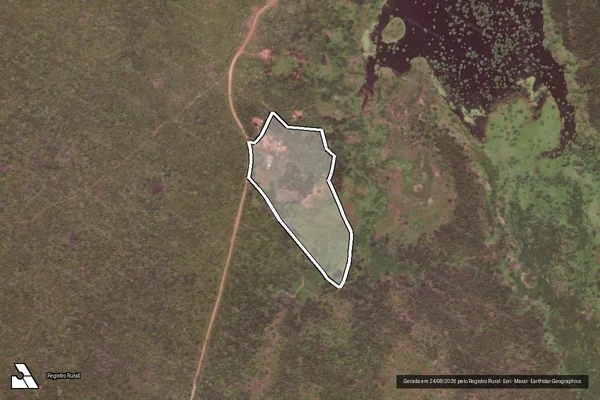 Imagem de satélite de FAZENDA SANTO ANTÔNIO ? PARCELA 14A - Parte 1 em Caridade - CE