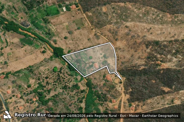 Imagem de satélite de Fazenda Setubal - Parte 2 em Jenipapo de Minas - MG