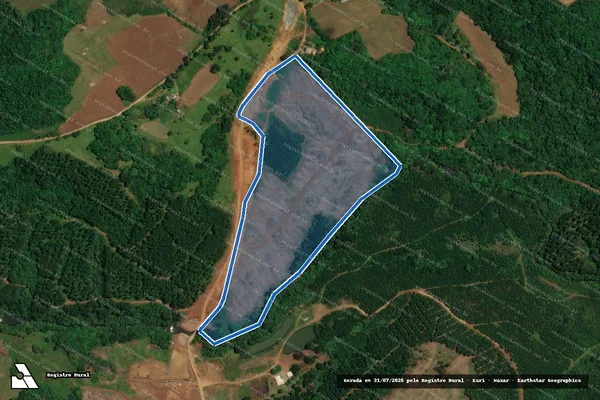 Imagem de satélite de FAZENDA SANTA LÚCIA - Parte 2 em Vargem - SC
