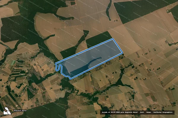 Imagem de satélite de FAZENDA FEDRIZZI em Vera - MT