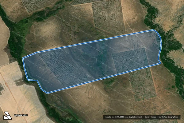 Imagem de satélite de FAZENDA SAÚBA II - Parcela 1 em Boa Vista - RR