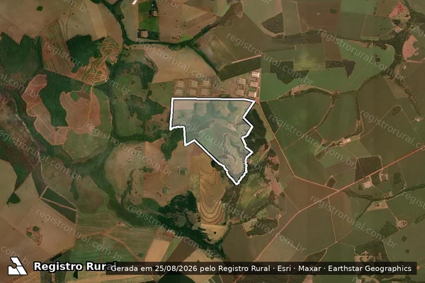 Imagem de satélite de FAZENDA BONANZA - Parte 1 em Rio Verde - GO