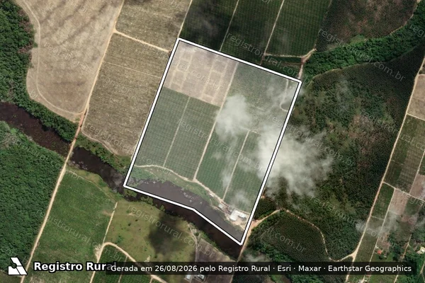 Imagem de satélite de Fazenda Três Irmãos - Gleba D em São Mateus - ES