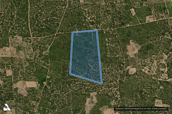 Imagem de satélite de LOTE 0974 - SITIO SERRA DO SITIO - Parte 1 em Santana do Cariri - CE