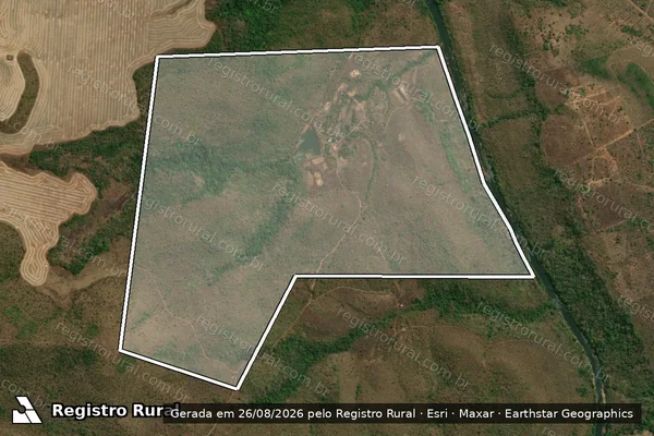 Imagem de satélite de LOTE 16 ? LOTEAMENTO MANGUINHA (FAZENDA BELA VISTA) - Parte 1 em Monte do Carmo - TO