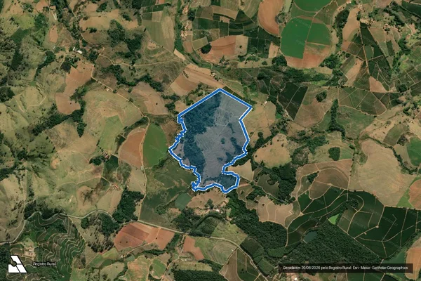 Imagem de satélite de Fazenda São Bento