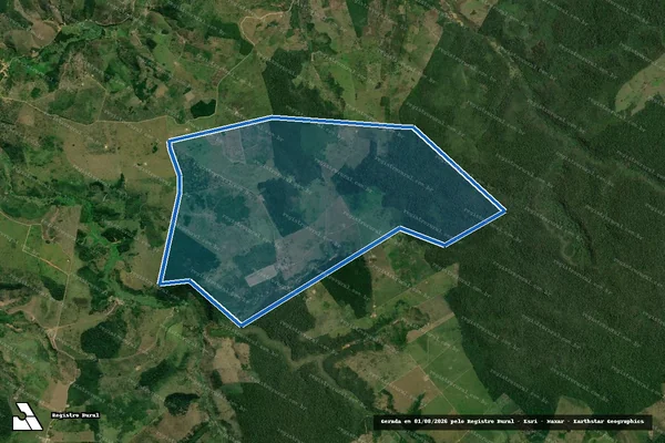 Imagem de satélite de FAZENDA SÃO JOAQUIM - Parcela 1 em Arame - MA