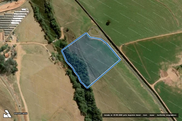 Imagem de satélite de ALMARIA FAZENDA CAMPO VERDE - MÓDULO RURAL 82 em Jarinu - SP