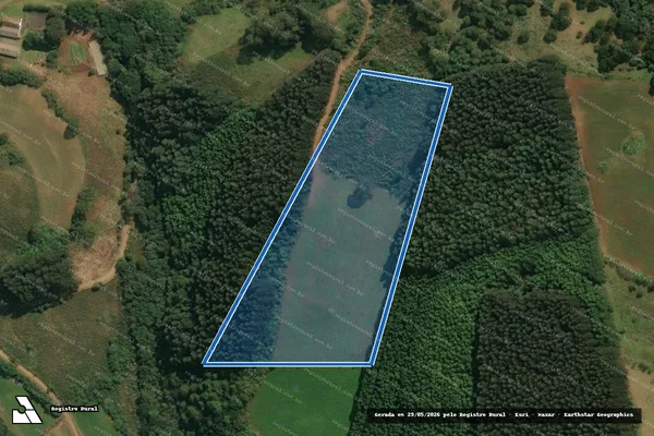 Imagem de satélite de COLONIA SANTA TEREZINHA - Parte 1 em Abdon Batista - SC