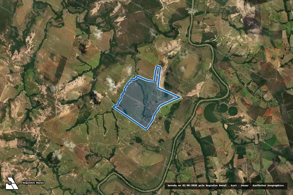 Imagem de satélite de Fazenda Gerais - Parte 1 em Dores do Indaiá - MG