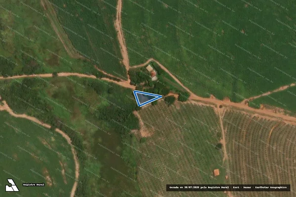 Imagem de satélite de SÍTIO SÃO PEDRO - SÍTIO SÃO PEDRO-1 em Itajobi - SP