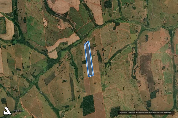 Imagem de satélite de SÍTIO SÃO JOÃO - Parte 2 em Pontes Gestal - SP