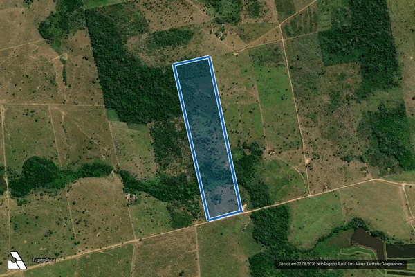 Imagem de satélite de PA. MURAJUBA LOTE 65 - Parte 1 em Marabá - PA