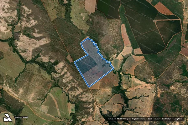 Imagem de satélite de FAZENDA BOM SUCESSO DA BARRA DO PARÁ - Parte 2 em Abaeté - MG