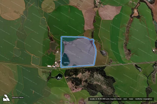 Imagem de satélite de Fazenda São Carlos em Ibirubá - RS
