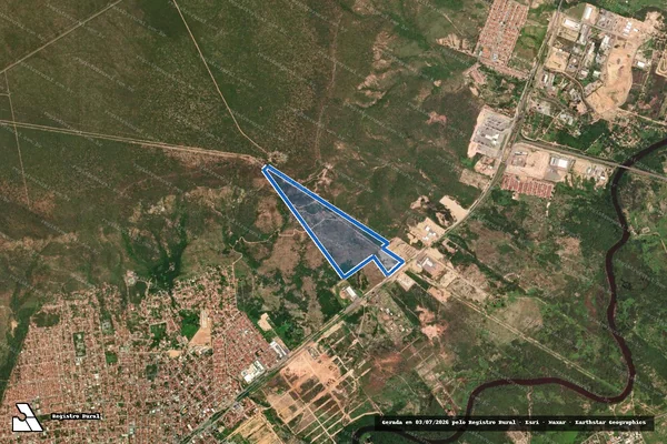 Imagem de satélite de FAZENDA COPACABANA – GLEBA 01 em Barreiras - BA