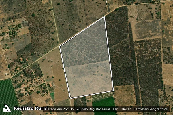 Imagem de satélite de Fazenda Sol Nascente - Parte 1 em Santa Maria da Vitória - BA