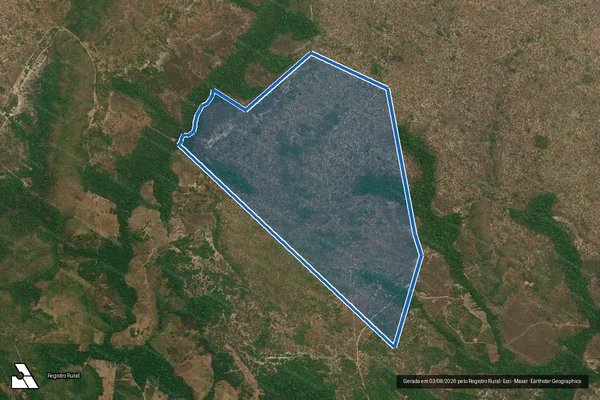 Imagem de satélite de FAZENDA CANTO NOBRE - 001 em Carolina - MA