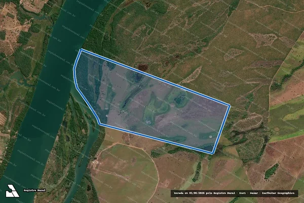 Imagem de satélite de Remanescente do Lote 06 do Loteamento Surubim 4º Etapa - PARTE 1 em Ipueiras - TO