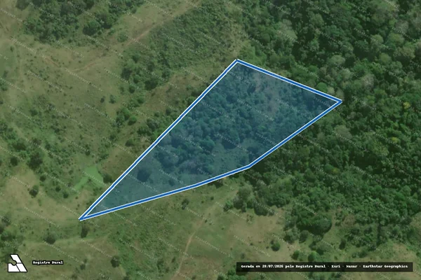 Imagem de satélite de FAZENDA BOM JARDIM, MAT 2097 - Parte 1 em Ibicuí - BA