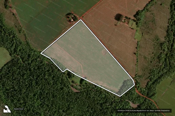 Imagem de satélite de P.A. SÃO PEDRO - Lote 265 em Sidrolândia - MS