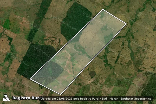 Imagem de satélite de Fazenda Curraleira - 01 em Canaã dos Carajás - PA