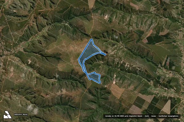Imagem de satélite de Fazenda Taboleiro Alto - Parte 5 - Parte 5 em São João do Paraíso - MG
