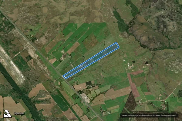 Imagem de satélite de Witmarsum Lote 20-A Aldeia 02 - Lote 20-A Aldeia 2 em Palmeira - PR