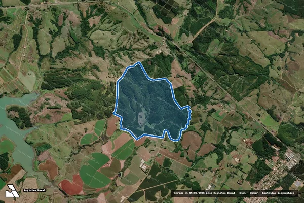 Imagem de satélite de Fazenda São Pedro em Avaré - SP