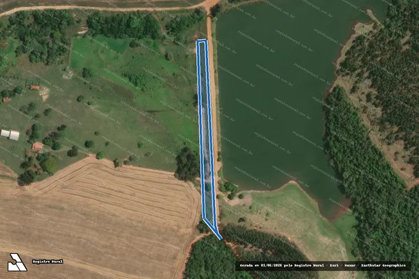 Imagem de satélite de FAZENDA DOS ANJOS - Gleba 1 em Coronel Macedo - SP