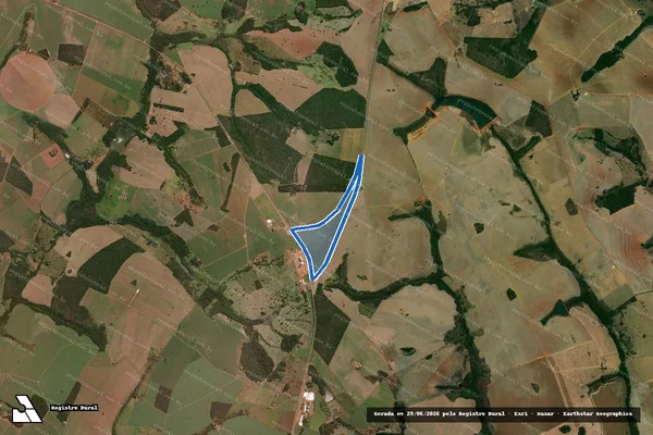Imagem de satélite de Fazenda Boa Vista do Jacaré - Parte 1 em Piracanjuba - GO