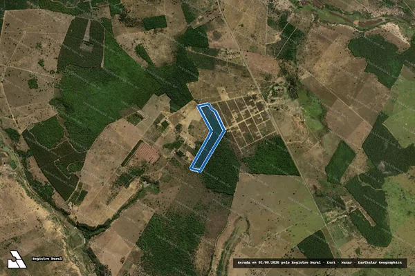 Imagem de satélite de Fazenda Taquaral - Parte 1 em Planalto - BA