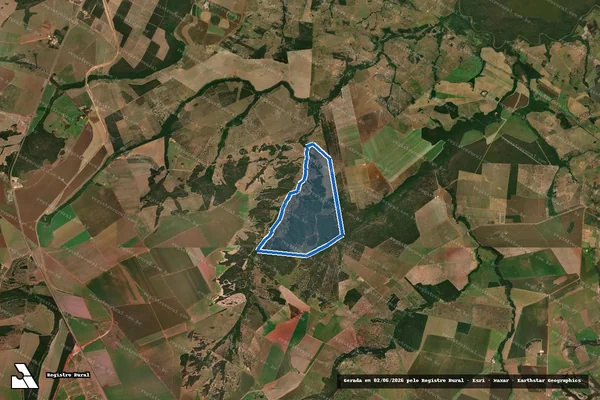 Imagem de satélite de FAZENDA APOIAU em Rondonópolis - MT