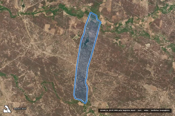 Imagem de satélite de PAU D´ARCO - Parte 1 em Tamboril - CE