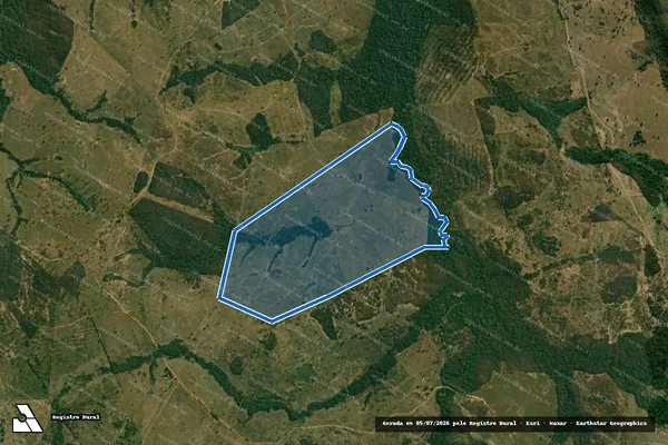 Imagem de satélite de Fazenda Pastinho e Lagoinha - Parcela 1 em Bonito - MS