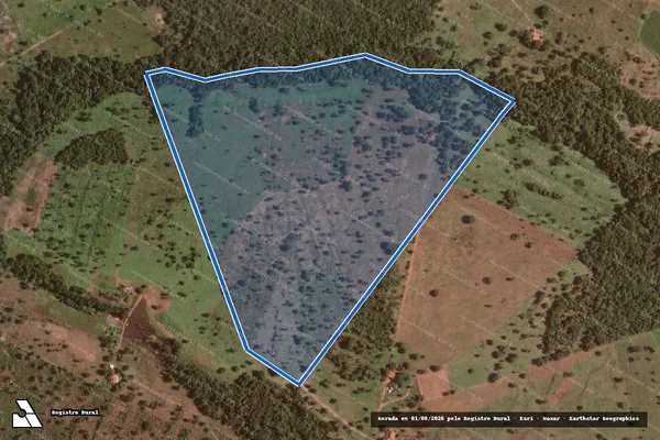 Imagem de satélite de Lote 16 – Gleba A – Projeto de Assentamento Camilo Torres