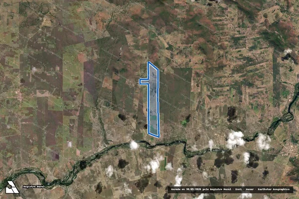 Imagem de satélite de Fazenda Poço Preto - PARCELA 01 em Boa Vista do Tupim - BA
