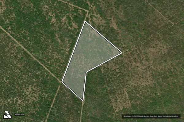 Imagem de satélite de Projeto de Assentamento Sombreiro ? Lote 10 - Parte 1 em Upanema - RN