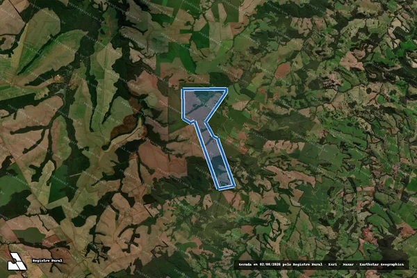 Imagem de satélite de LOTE DE TERRAS Nº 50 - LOTE DE TERRAS Nº 50 em Luiziana - PR