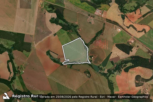 Imagem de satélite de FAZENDA FUNIL - Parte 1 em Silvânia - GO