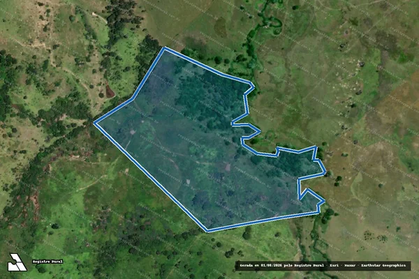 Imagem de satélite de FAZENDA DO PARAÍSO - Parte 1 em Ibicuí - BA